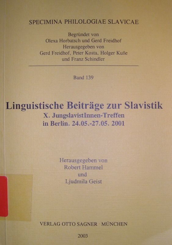 Jungslavistinnen-treffen